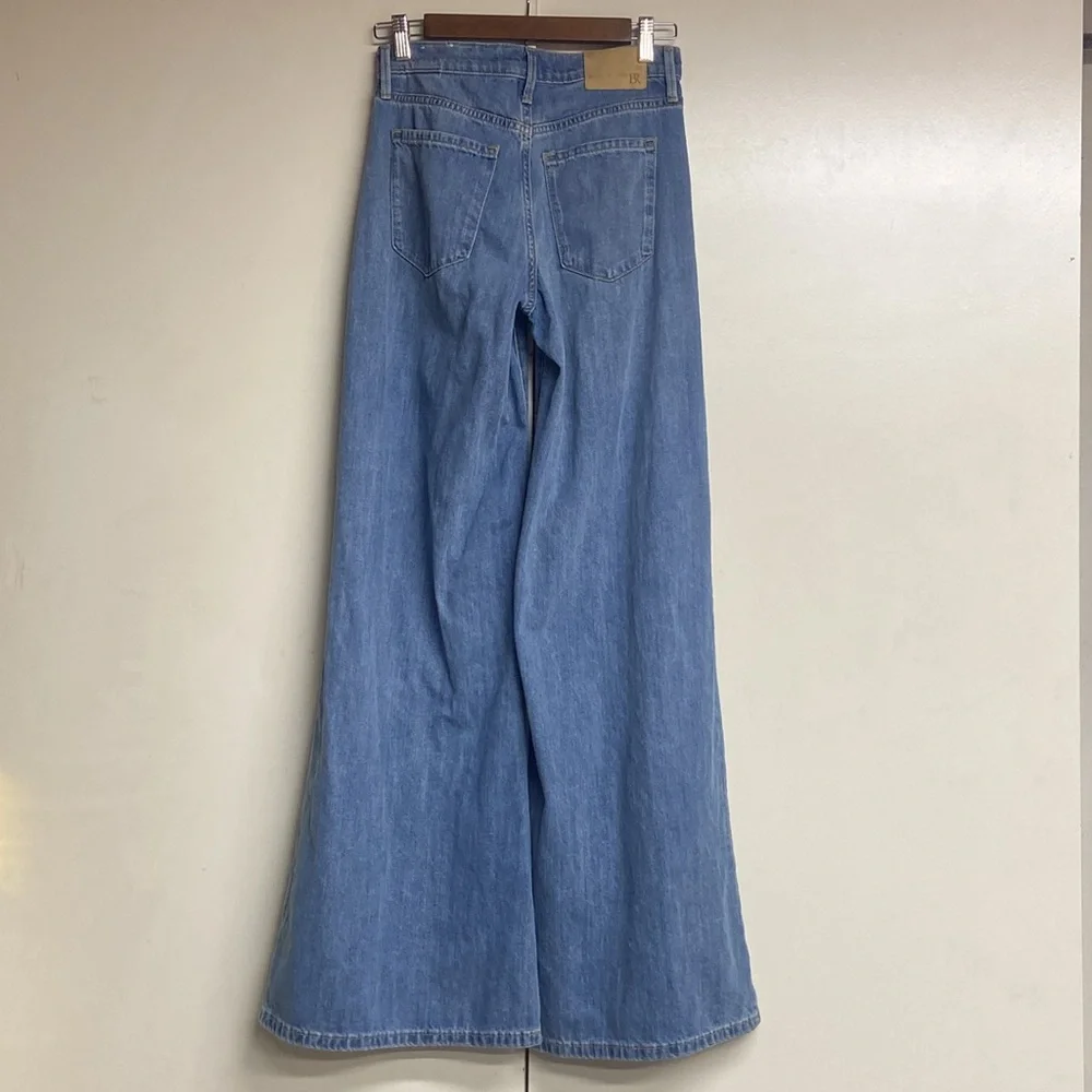 Banana Republic The Puddle Wide Leg Jeans, Size Women’s 26 - Picture 5 of 13